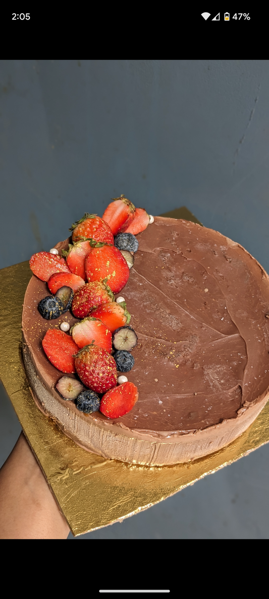 Keto-Friendly Chocolate and Strawberry Whey Entremet (Gluten and Sugar Free)