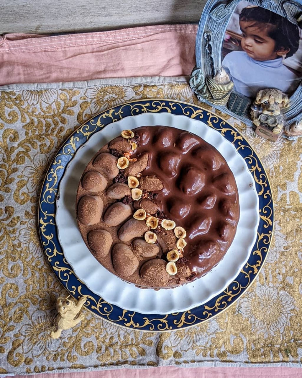 Nuts for Nutella Entremet- Dark Chocolate Hazelnut Praline (V)